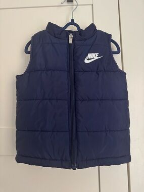 Nike Toddler Navy Blue Puffer Vest Size 24 Months